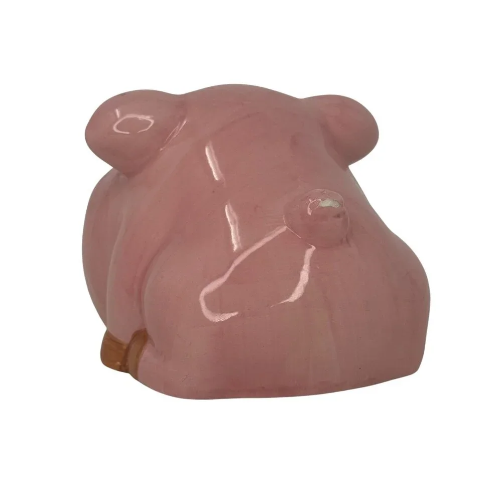 Vintage 1950's Pink Piggy Pig Kitchen Sponge Holder 3" Retro Whimsical - Picture 3 of 8